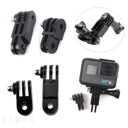 For GoPro 10 9 Accessories Long & Short 180 Degree Adjust Arm Straight Joints Convert 3 Way Mount For Xiaomi yi Insta360 One RS
