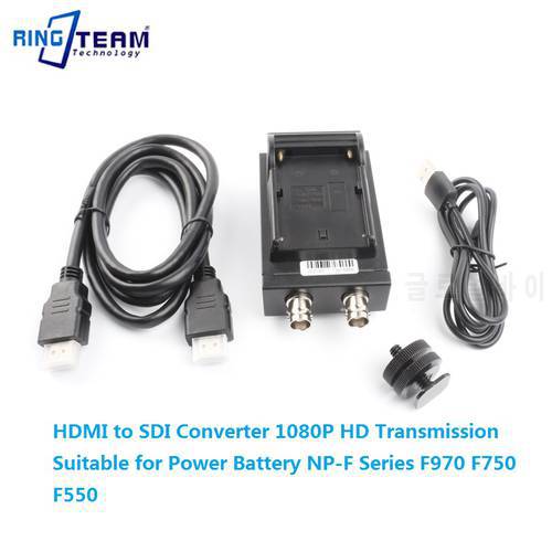 For HDMI to SDI Converter 1080P HD Transmission Suitable for Power Battery NP-F Series F970 F750 F550