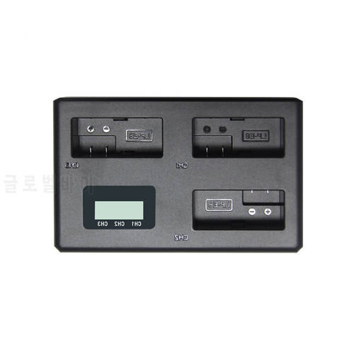 LP-E8 LPE8 LC-E8 LC-E8E LCD USB Triple Battery Charger 3 Channel for Canon EOS Rebel T3i T4i T5i 550D 600D 650D 700D cameras
