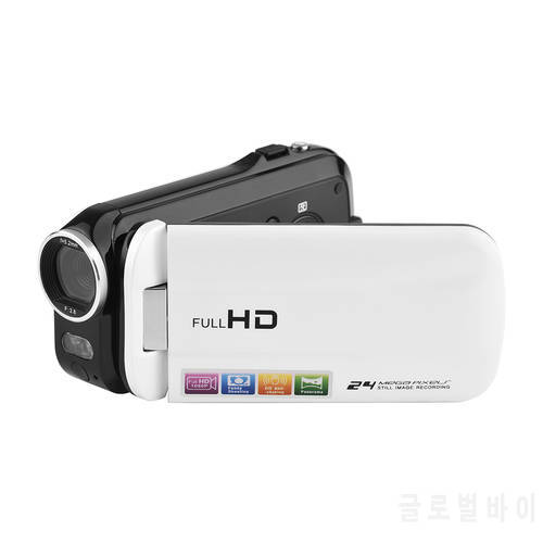 1080P/2.7K Full HD Digital Video Camera 48MP DV Camcorder  LCD Flip Touch Screen 18X Zoom Professional Photographic Camera DVHD