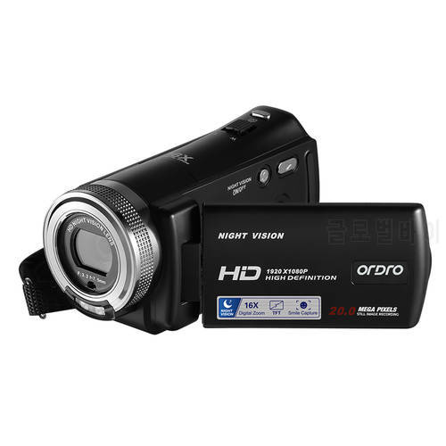 Ordro HDV-V12 Digital Camera 3.0 inch Full 1080P 16X Digital Zoom IR Night Vision Camcorder CMOS Sensor Video Cameras40
