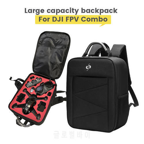 Backpack for DJI FPV Shoulder Bag Carrying Case Outdoor Travel Bag for DJI FPV Combo Drone Goggles Accessories