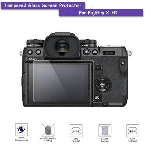 9H Tempered Glass LCD Screen Protector Shield Film for Fujifilm Fuji X-H1 XH1 Anti-scratch Cover Camera Accessories