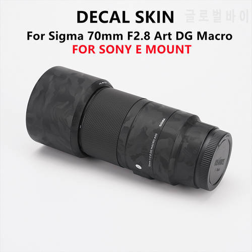 70 f2.8 Lens 3M Vinyl Lens Skins for Sigma 70mm F2.8 Art DG Macro Lens ( for Sony E Mount ) Decal Protector Cover Film Sticker