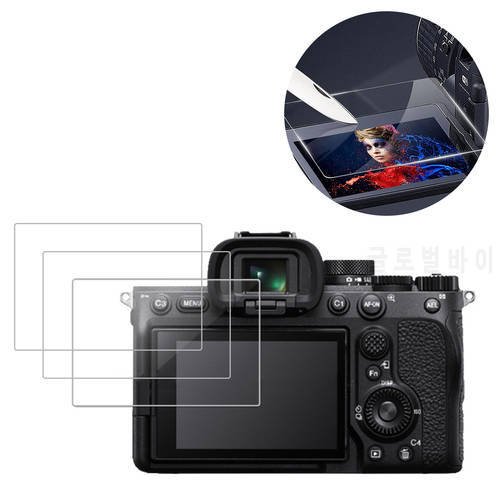 Tempered Glass Camera Screen Protector 3PCS 9H 0.3mm Camera LCD Display Screen Guard Cover For Sony Alpha A7IV/A7M4/A74