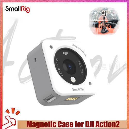 SmallRig Magnetic Action Camera Case For DJI Action 2 to Protect From Scratches Cover Mount Sports Camera Accessories 3626