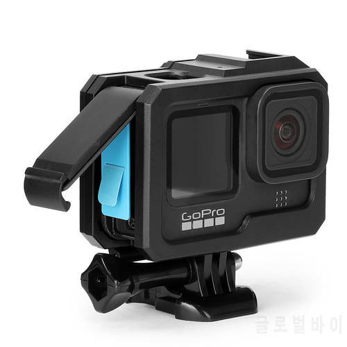 For GoPro Hero 10 9 Protective Case Cover Plastic Protective Frame Shell Mount For Go Pro Hero 9 Black Camera Accessory
