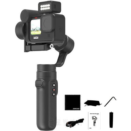 INKEE Falcon Plus Gimbal Stabilizer for GoPro 10/9/8/7/6/5 Insta360 OSMO Action Camera Wireless Control 3-Axis Handheld Shooting