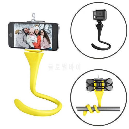 Flexible Octopus Travel Phone Tripod Monkey Tail Mount Multi-purpose Selfie Stick For Insta360 ONE RS X2 X Gopro 10 9 Xiaomi yi