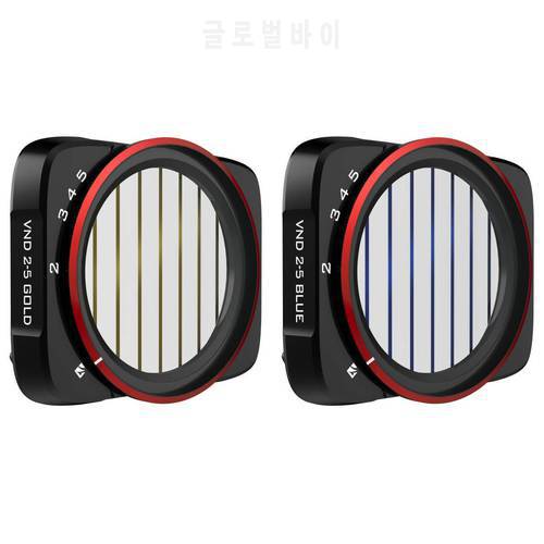 Freewell Blue & Gold Streak Anamorphic Effect Filter Kit Compatible with Air 2S Drone