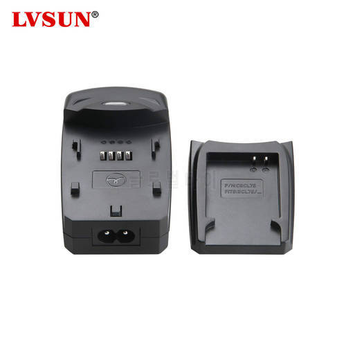 LVSUN 1.2-8.4V 0.8A with USB Car Charger for Camera Charging wth Battery plate/Car plug/AC Cord for Canon Samsung BCL7E battery
