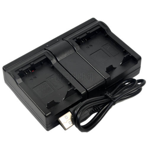 Battery Charger USB Dual for NP-FA50 NP-FA70 DCR-DVD7 DVD7E HC90 HC90E HC90ES PC1000 PC1000E PC1000S PC53 PC53E PC55 PC55