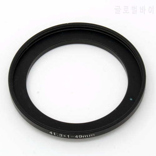 41.3-49 Step Up Filter Ring 41.3mm x1 Male to 49mm x0.75 Female Lens adapter