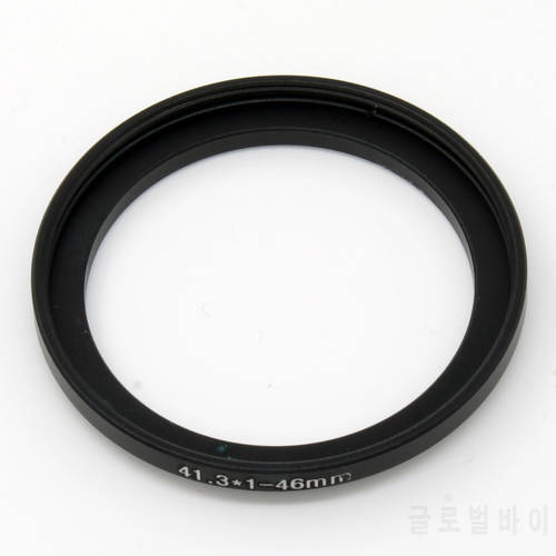 41.3-46 Step Up Filter Ring 41.3mm x1 Male to 46mm x0.75 Female Lens adapter