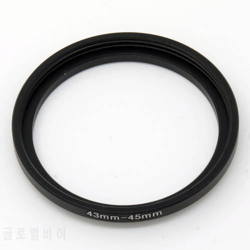 43-45 Step Up Filter Ring 43mm x0.75 Male to 45mm x0.75 Female Lens adapter