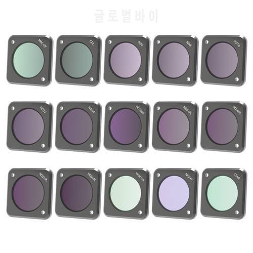 ND/PL Filter CPL UV ND32PL ND64PL 10X D1K ND8P ND16PL Night Star Gimbal Camera Len Filters Compatible with DJI- Action 2 X6HB