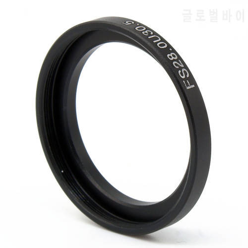 28-30.5 Step Up Filter Ring 28mm x0.5 Male to 30.5mm x0.5 Female Lens adapter