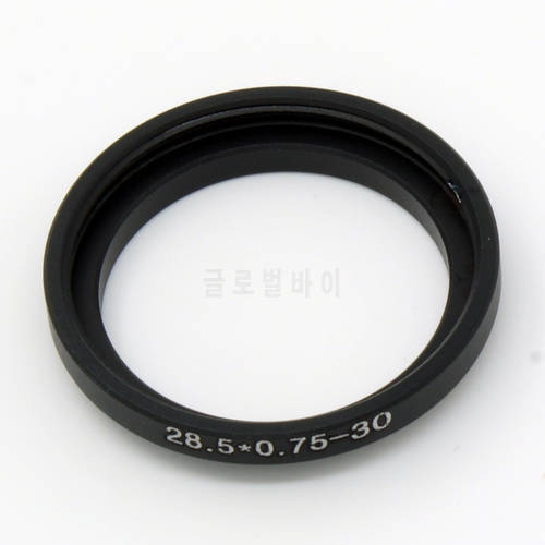 28.5-30 Step Up Filter Ring 28.5mm x0.75 Male to 30mm x0.75 Female Lens adapter
