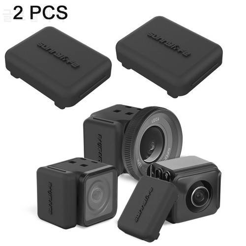 2pcs Dust Plug Silicone Case For Insta360 ONE RS R Lens Portable Durable Protective Cover For Insta360 ONE RS R Camera Accessory