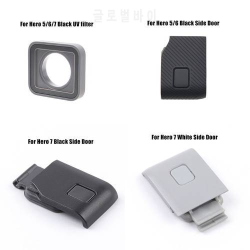 UV Filter Lens Side Door Cover USB-C Mini HDMI-compatible Port Side Protector for GoPro HERO5/6/7 Black/7 Accessories