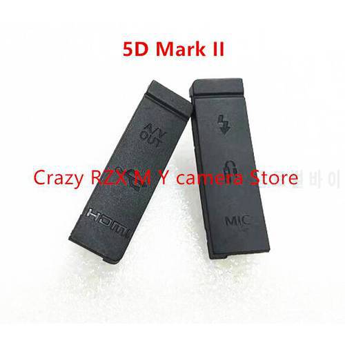 High-quality NEW USB/HDMI-compatible DC IN/VIDEO OUT Rubber Door Bottom Cover For Canon EOS 5D Mark II / 5DII / 5D2 Camera