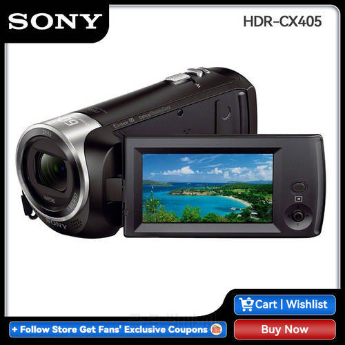 Sony HDR-CX405 Digital Camera HD Video Recording Camcorder Home DV 30x Optical Zoom Anti Shake OIS Official Standard