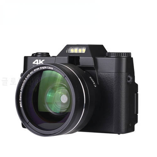 2022 New Shopping 4K HD Digital Camera Micro Single Retro with Professional Digital Camera Vlog Support External Lens