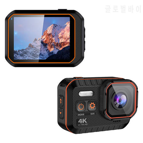 Waterproof Action Camera 20MP Sports Underwater Waterproof Camera 20MP Photos 1080p Live Streaming 2 Rechargeable Batteries With