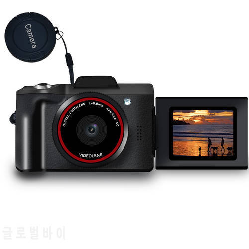 2022 HD Digital Camera Micro Single Retro with 16MP Digital Camera Vlog External Lens 16X Digital Zoom
