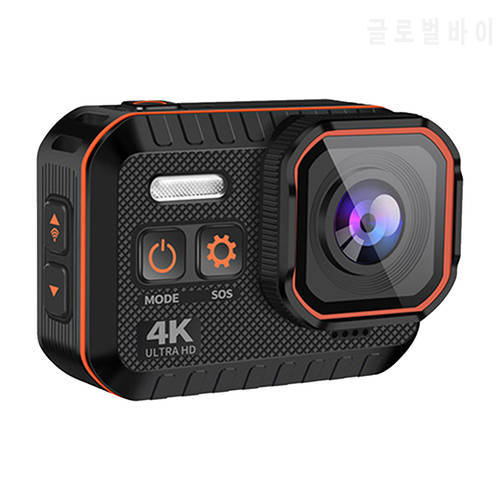 Waterproof Action Camera 5M Waterproof 170 Degrees Wide-Angle Wifi Sports Camera 20MP Photos 1080p Live Streaming 2 Rechargeable