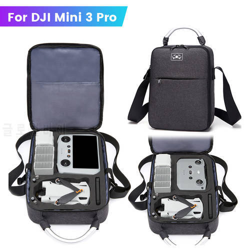 Shoulder Storage Bag for DJI Mini 3 PRO Travel Carrying Case Portable Box for DJI Mini 3 RC/RC N1 Controller Drone Accessories