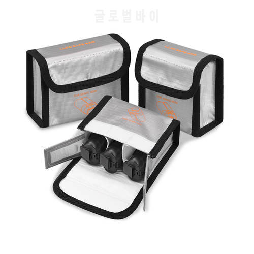 Battery Safe Bag for DJI Mavic MINI/Mini 2/SE/MINI 3 PRO Drone Protective Case Protector Explosion-proof Anti-scratch Bag