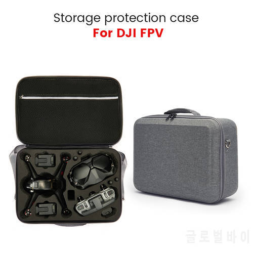 Portable Nylon/PU Handbag Carrying Case Travel Storage Shoulder Bag Hard Shell Carrying Case Box For DJI FPV Combo Drone