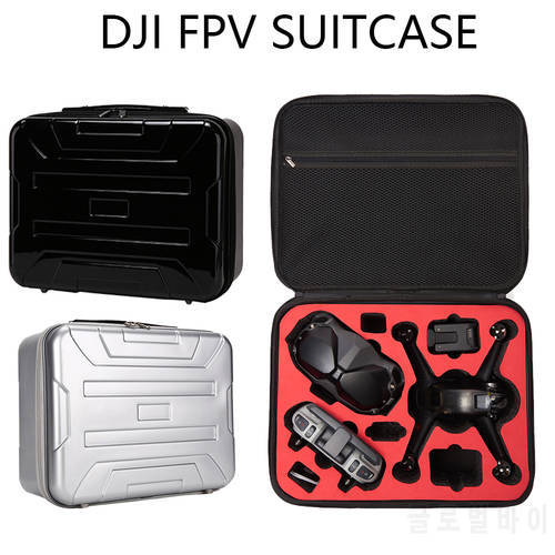 For DJI FPV Hard Storage Case Waterproof Flight Glasses Protective Box Carrying Case for DJI FPV Combo Drone Accessory Suitcase
