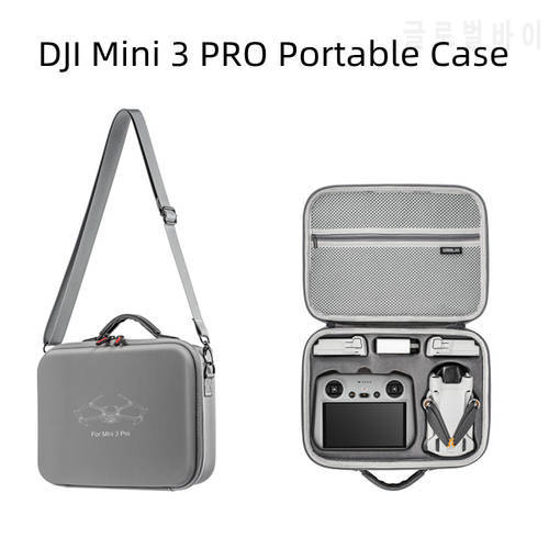 for DJI Mini 3 Pro Storage Bag Handbag PU Shoulder Bag Portable Carrying Case Waterproof Box For DJI Mini 3 Drone Accessories