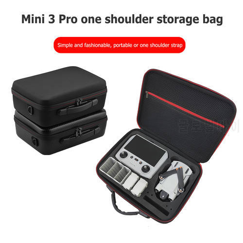 Drone Bag for DJI Mini 3 Pro Storage Bag Zipper Carrying Case Portable Handbag Drone Protective Bag Pouch