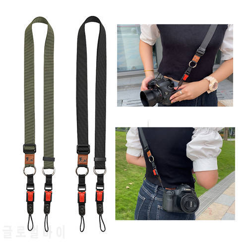 Camera Quick Release Multi-functional Neck Shoulder Strap For Canon EOS Ｒ5 R6 R3 RP M50 M50II M6 M100 M3 200DII KISS Adjustable