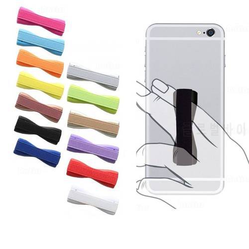 Universal Elastic Band Strap One Handed Anti Slip Finger Sling Grip Mobile phone Holder Tablet Stand for Iphone Samsung Xiaomi