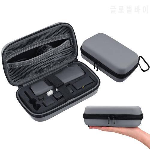TWISTER.CK Mini Carrying Case Portable Bag Storage Hard Shell Box For Pocket2 Creator Combo Gimbal Accessories Shock absorption