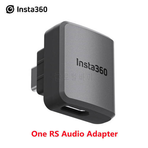 Insta360 One RS Charging Audio Adapter (Horizontal) Audio Head Action Camera Accessories for Insta360 One RS Audio Adapter