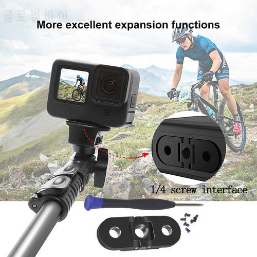 Replacement Folding Fingers for GoPro Hero11/10/9/8 Magnet Adapter Mount with 1/4 Tripod Connect Port for Housing Handle Monopod