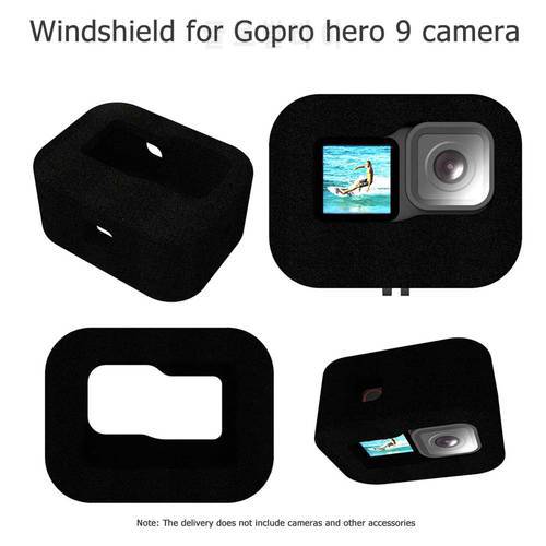 Sports Action Camera Accessories Sports Action Camera Foam Windshield Windproof Housing Case for Gopro Hero 9