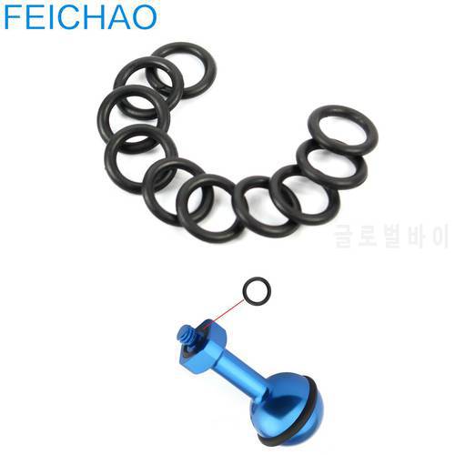 10Pcs O Ring Seal Gasket Silicone Rubber Insulated Waterproof Washer Round Shape Adapter EPDM for Underwater Diving Photography