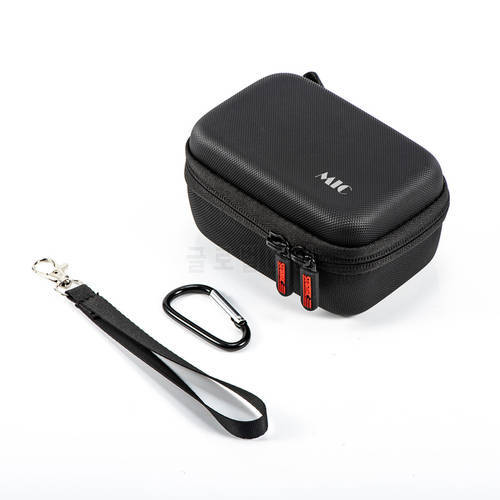 Carrying Bag for DJI Mic PU Shock-Proof Waterproof Storage Box Portable Travel Case for Camera Accessories