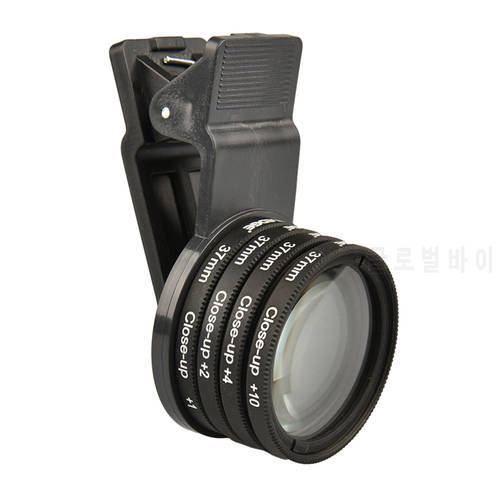 Smartphone Camera Lens Macro Micro Lens HD Camera Lentes Camera +1/+2/+4/+10 Filters Kit Mobile Phone Accessories