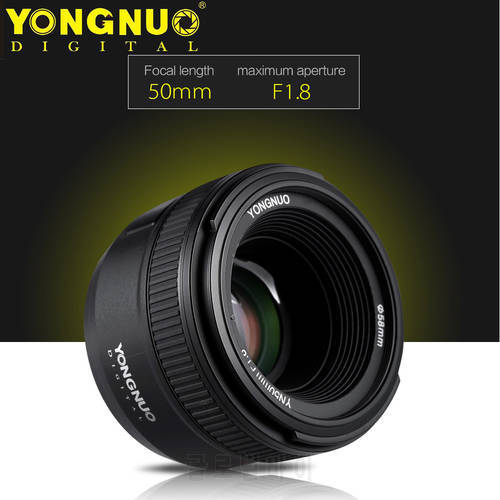 YONGNUO YN50mm F1.8 Large Aperture Auto Focus Lens for Nikon D800 D300 D700 D3200 D3300 D5100 D5200 D5300 DSLR Camera Lens