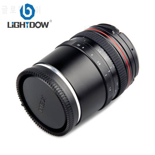 Lightdow 50mm F1.4 Portrait Manual Focus Camera Lens for Sony E Mount A7 A7M2 A7M3 NEX 3 5N 5R 5T A6500 A6000 A5100 A5000 A3500