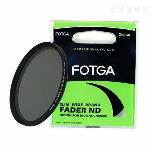 FOTGA 40.5mm Slim Fader Filter Adjustable Variable Neutral Density ND2 to ND400 for Canon Nikon Sony Camera DVD DC Lens