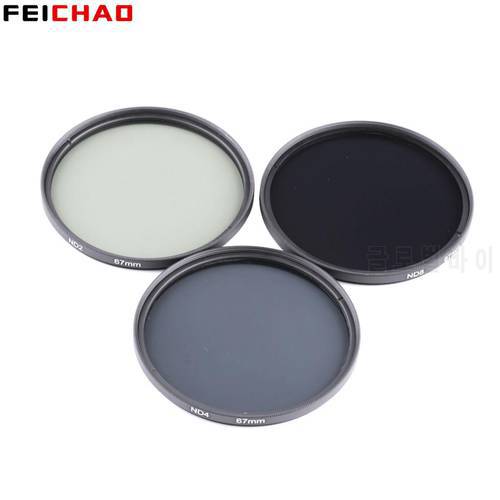 1x DSLR Camera ND Filter Lens Resin Neutral Density ND2 ND4 ND8 37MM 52MM 58MM 62MM 77MM Photo Video for Canon Nikon Sony SLR