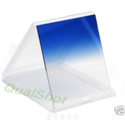 2PCS Square Gradual ND4 Blue Filter For Cokin P Series With Tracking Number
